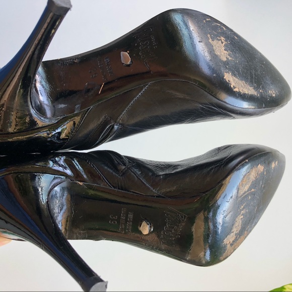 Jerome C. Rousseau VINTAGE Leather Stiletto Bootie - Picture 10 of 12